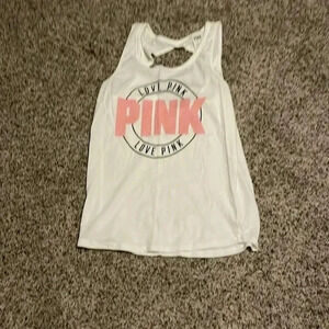 Pink tank top size small